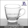 Caneca de café de vidro transparente com 7 oz